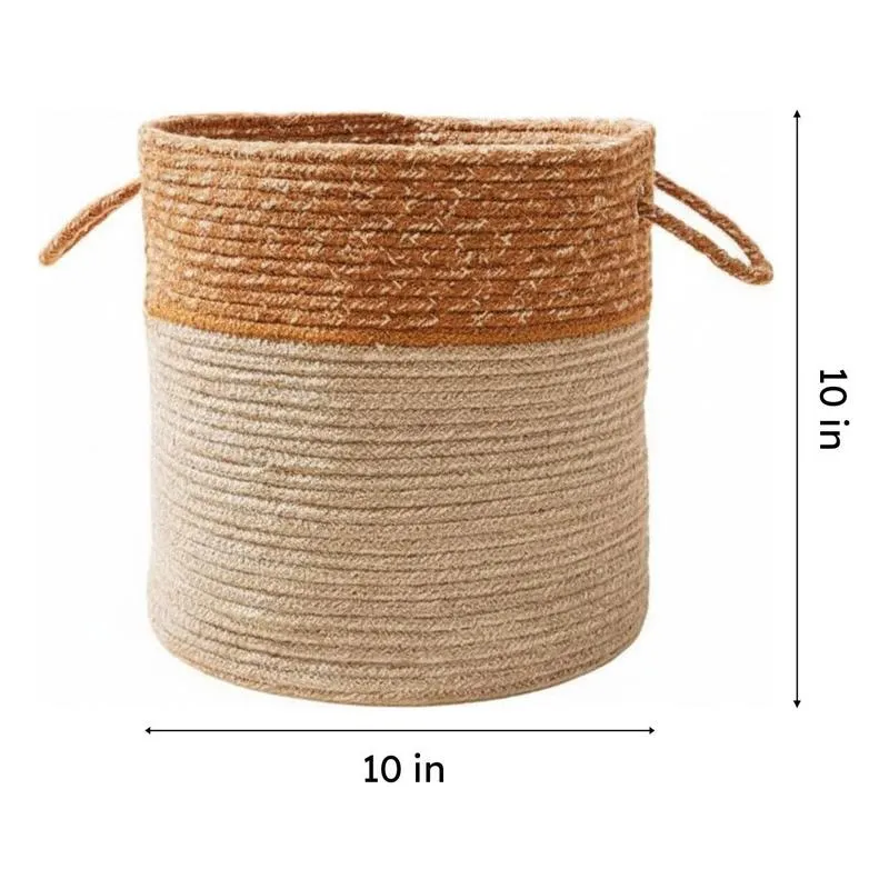 Evana Natural Fiber Laundry Basket media 6