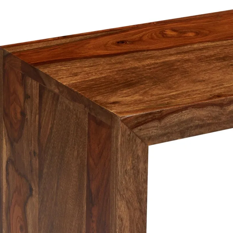 Sverox Sheesham Wooden Side & Bedside Table (Brown) - Set Of Three media 7