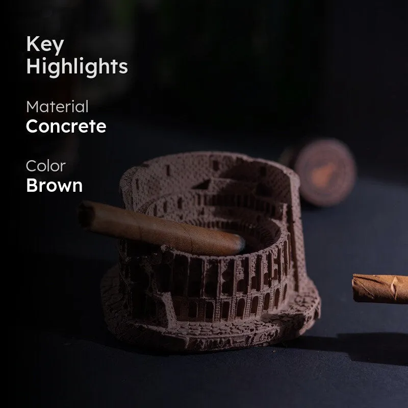 Colosseum Ash Tray - Brown media 2