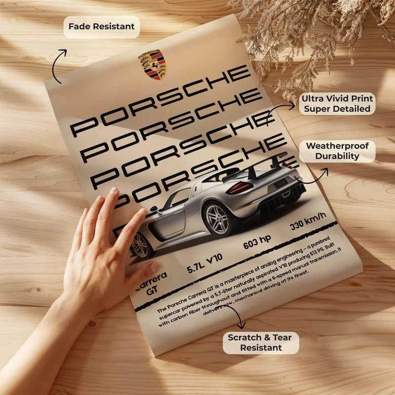 Porsche Powerhouse Wall Poster media 8
