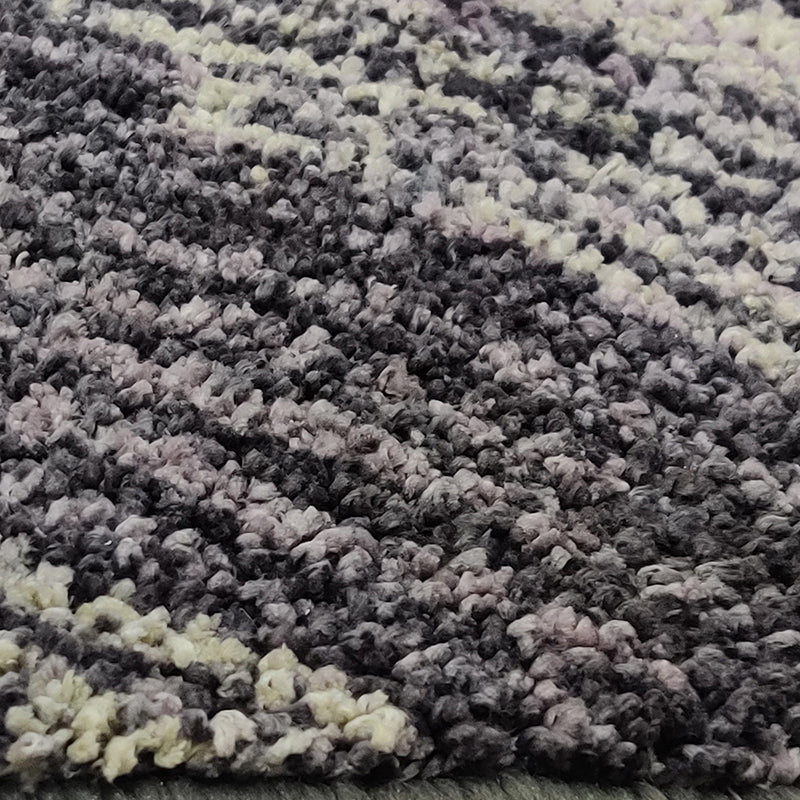 Albion Geometric Micro Fiber Area Rug - Blue & Black media 5