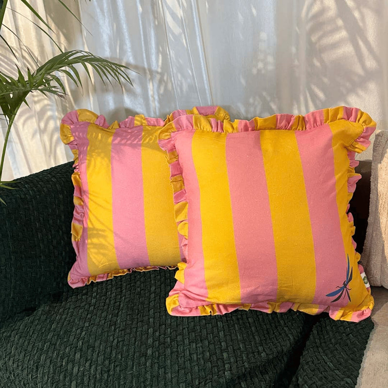 Stripe IV Cushion Cover - Set Of Two