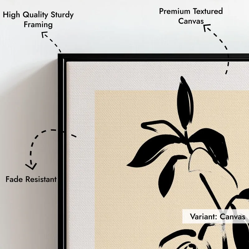 Stonefruit Canvas Wall Painting With Black Frame media 5