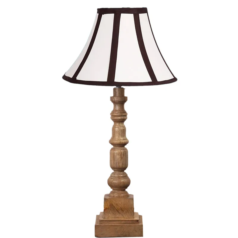 Stripra Arbor Wooden Table Lamp - White,Black,Brown media 6