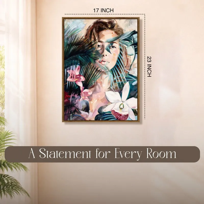 Shape of Her Canvas Wall Art With Frame media 10