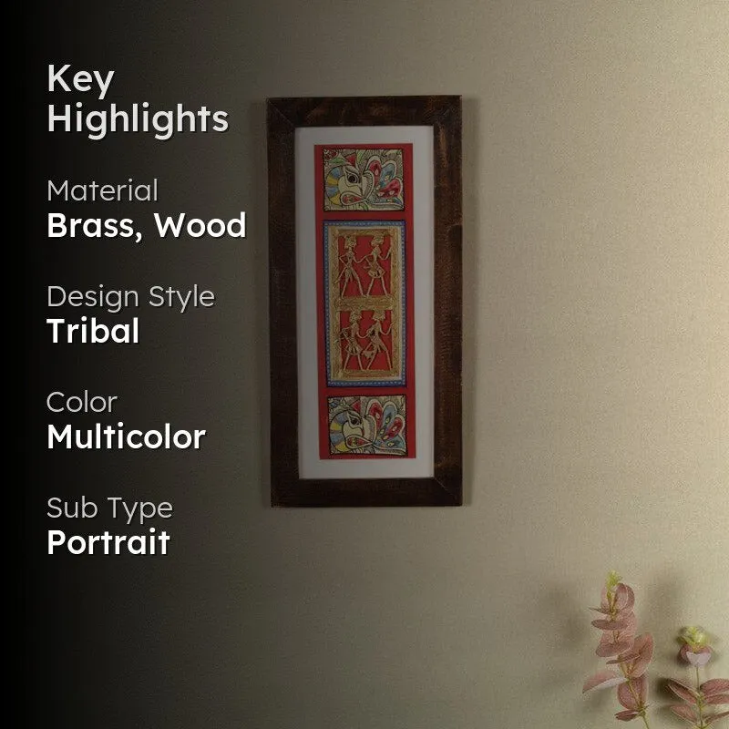 Miren Dhokra Brass Wall Art media 2