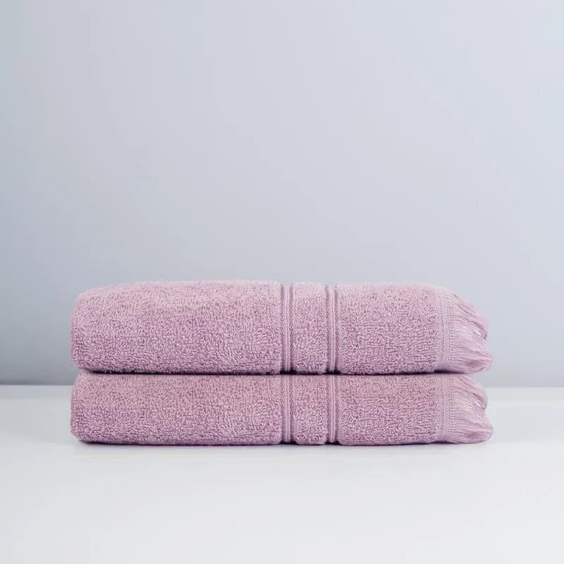 Micro Cotton LuxeDry Soothe Hand Towel (Purple) - Set Of Two media 1