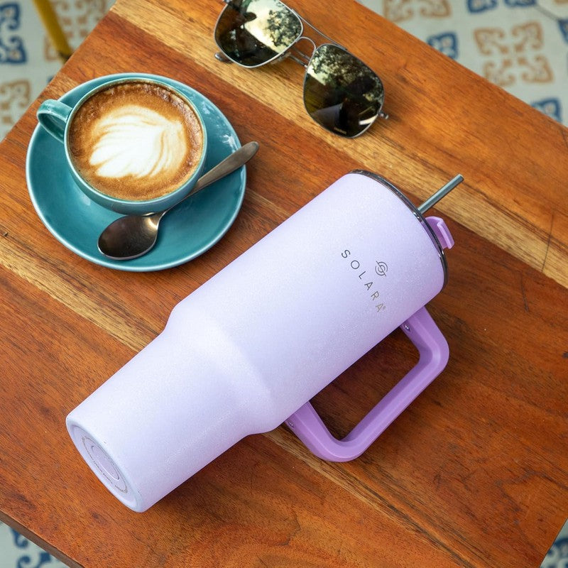 Solara Urban Chill Stainless Steel Tumbler (1200 mL) - Purple media 7