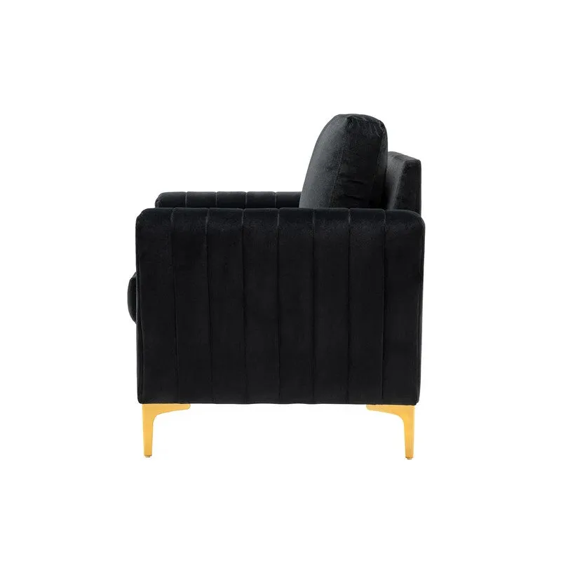 Baseo Neem Wood Accent Chair - Black media 7