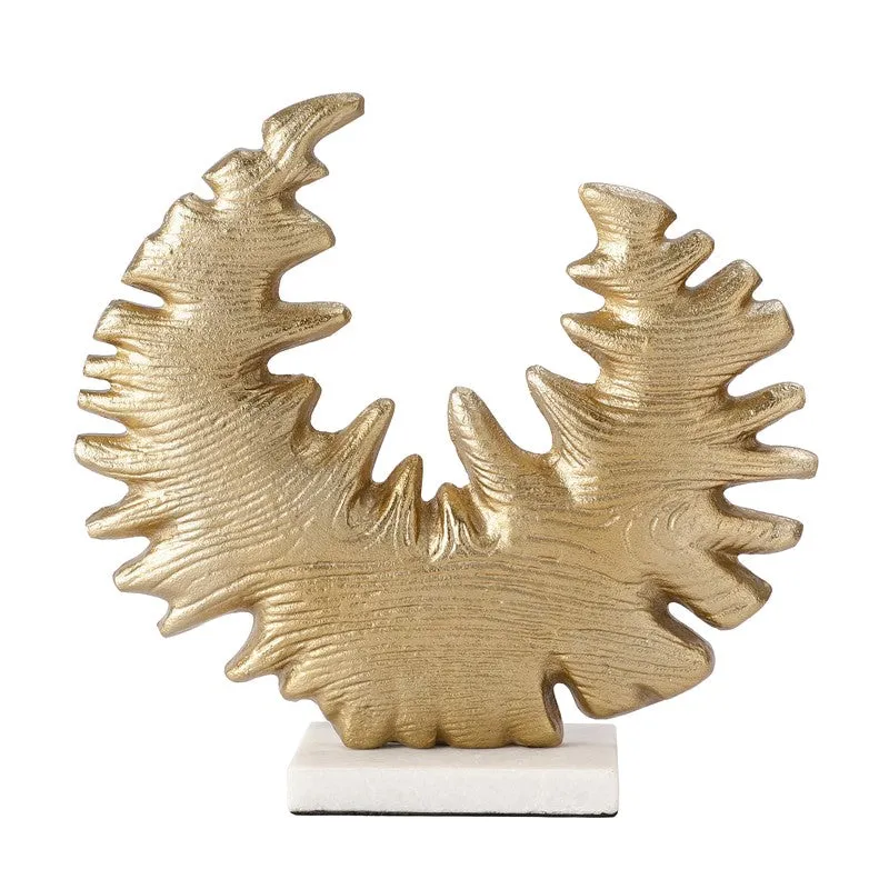 Ocean Crest Aluminium Showpiece - Gold - 5