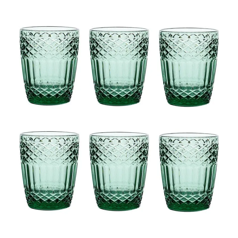 Vitra Glasses (Green,350 mL Each) - Set Of Six media 3
