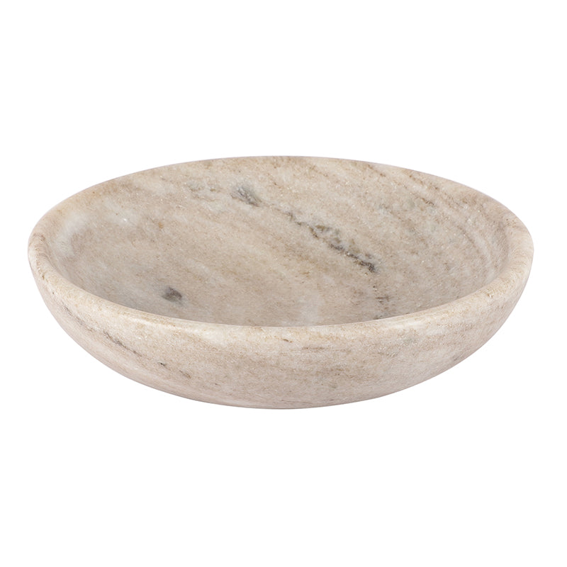 Stone Aura Marble Salad Bowl (Beige) - 500 ML media 4