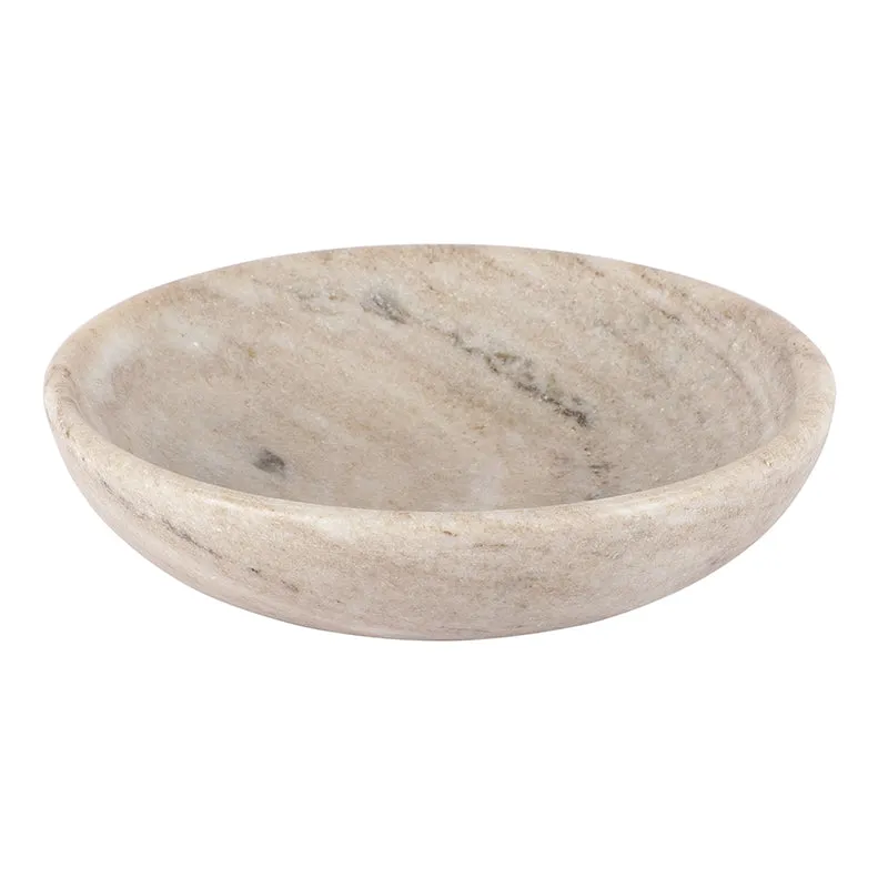 Stone Aura Marble Salad Bowl (Beige) - 500 ML media 4