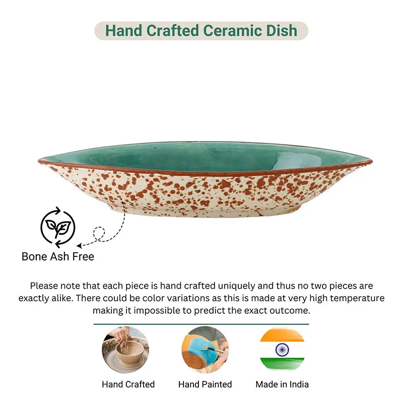 Cinnamon Swirls Ceramic Serving Bowl - 600 mL media 4