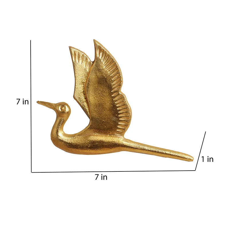 Golden Flock Aluminium Wall Accents - Set Of Five media 6