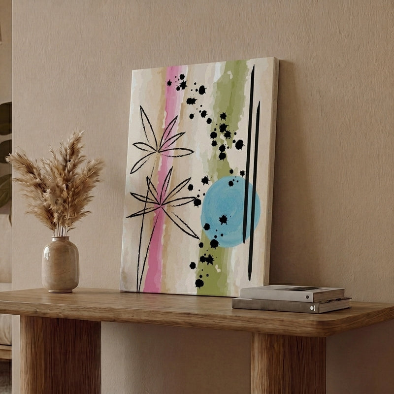 Stellar Splash Canvas Wall Painting