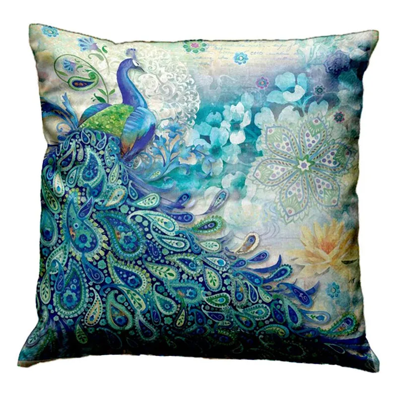 Chitrapaksha Printed Cushion Cover Set - Set Of Two media 5
