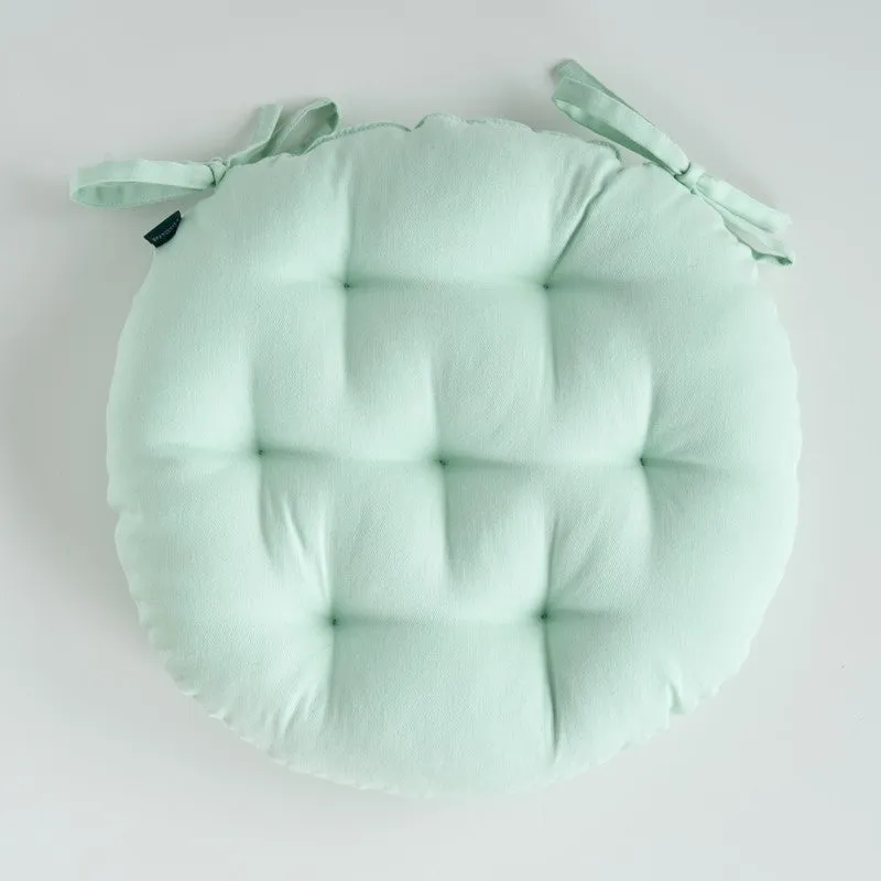 Nestpad Cotton Chair Pad (Sage Green) - Set Of Four media 2