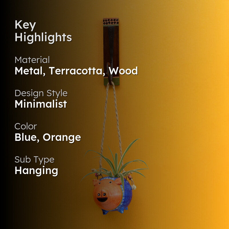 Sonam Hanging Planter - Two Piece Set media 2