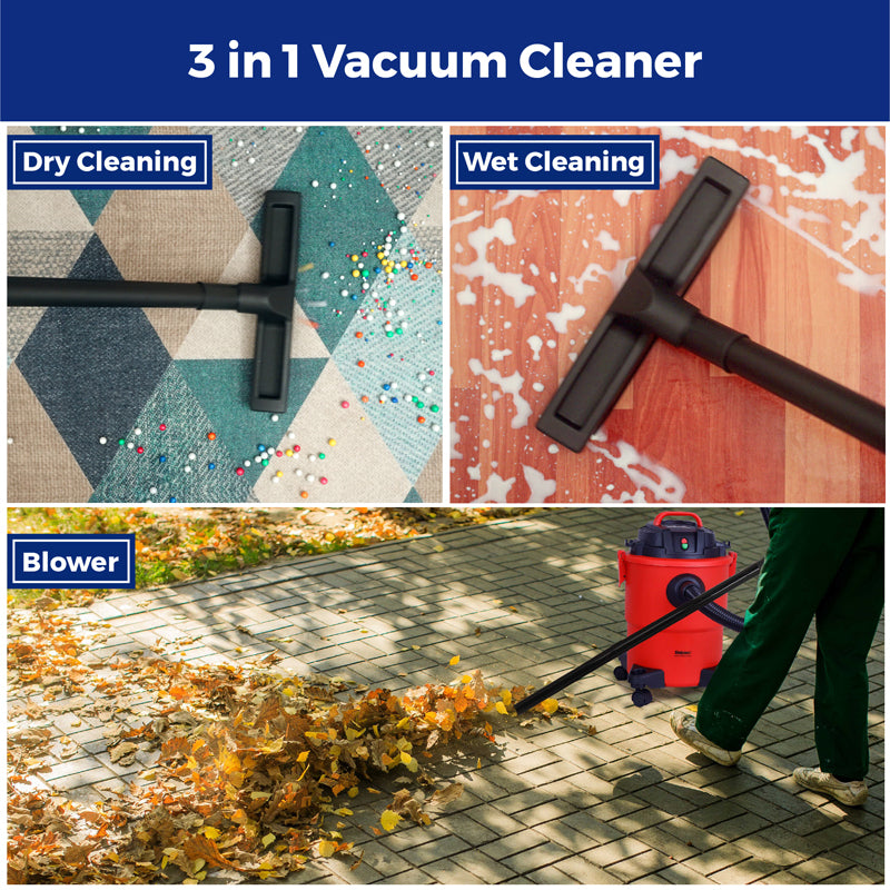 Balzano Pro Wet & Dry Vacuum Cleaner (Red/1200 W) - 20 L media 3