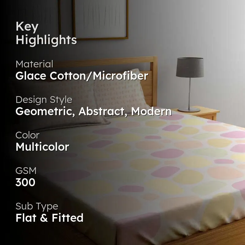 Snooze Bliss Microfiber Bedsheet - 300 GSM media 2