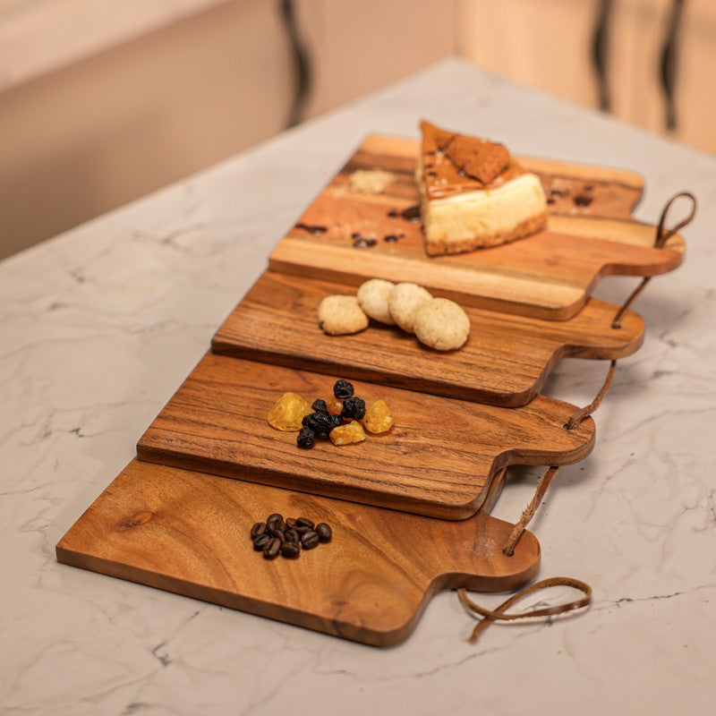 RustiqueCraft Wood Platter - Set of Four media 5