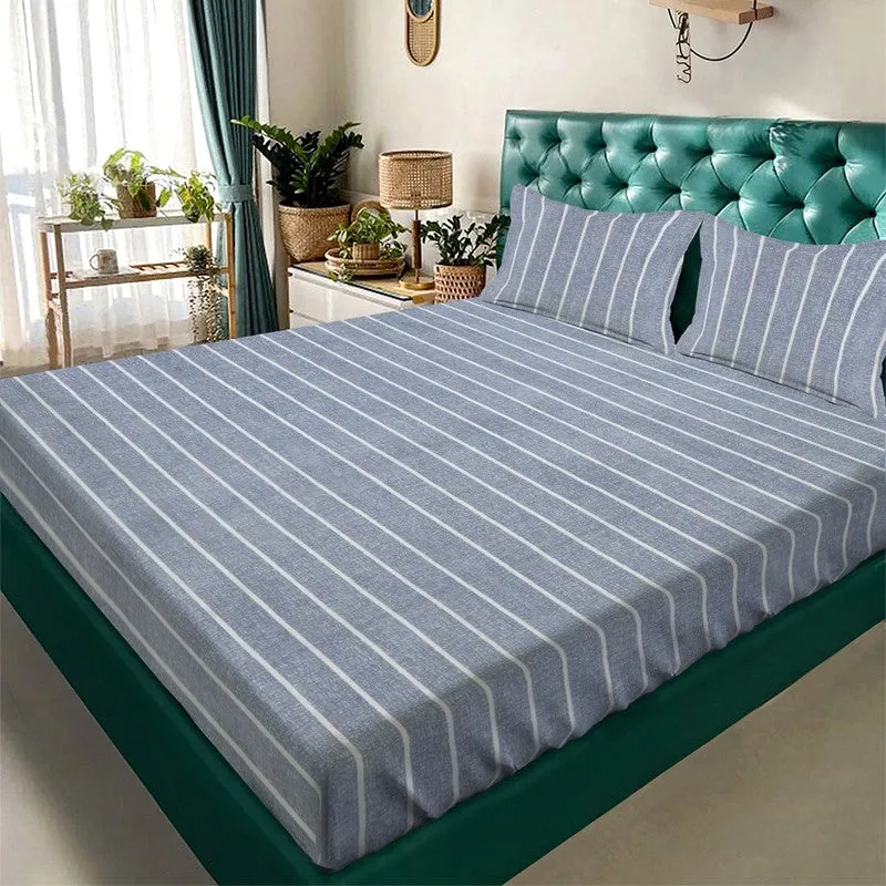 BlueCraft Bedsheet - 300 GSM media 1