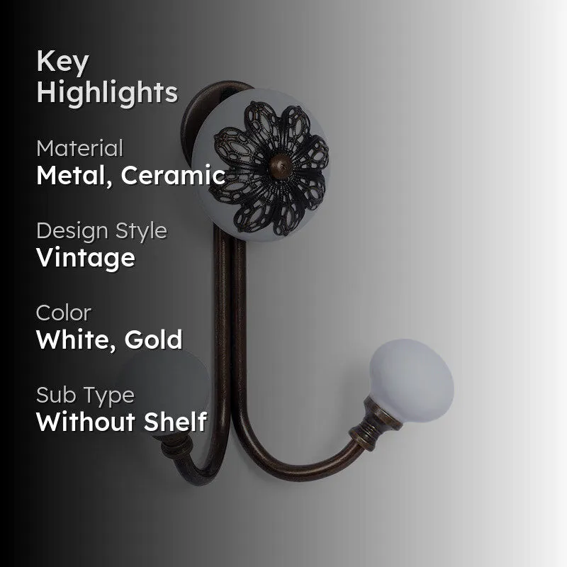 Adla Filigree Wall Hook media 2