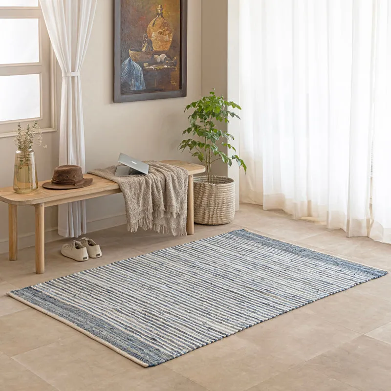 Natte II Handwoven Cotton Rug media 4