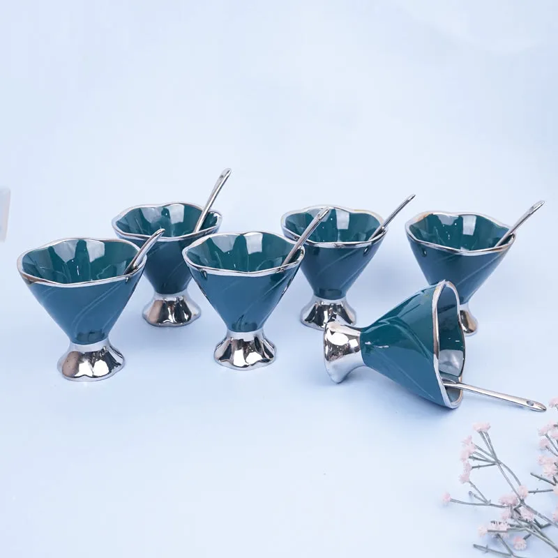 Abriya Green Ice Cream Cup (200 ML) - Twelve Piece Set media 4