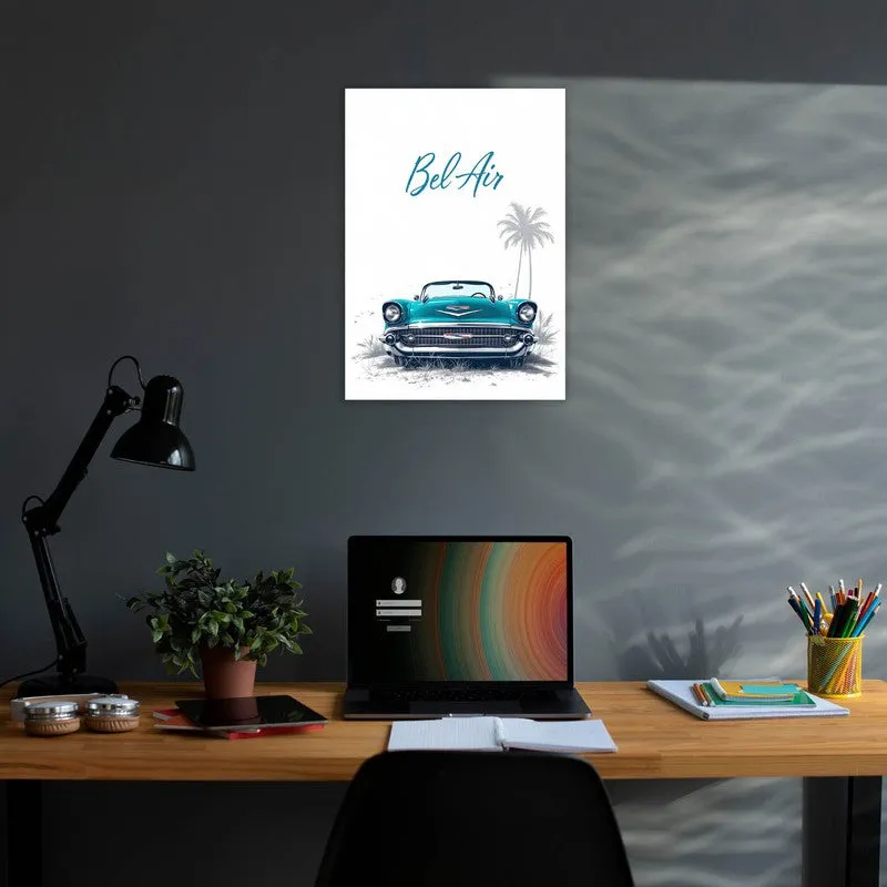 Turquoise Bel Air Wall Poster media 3