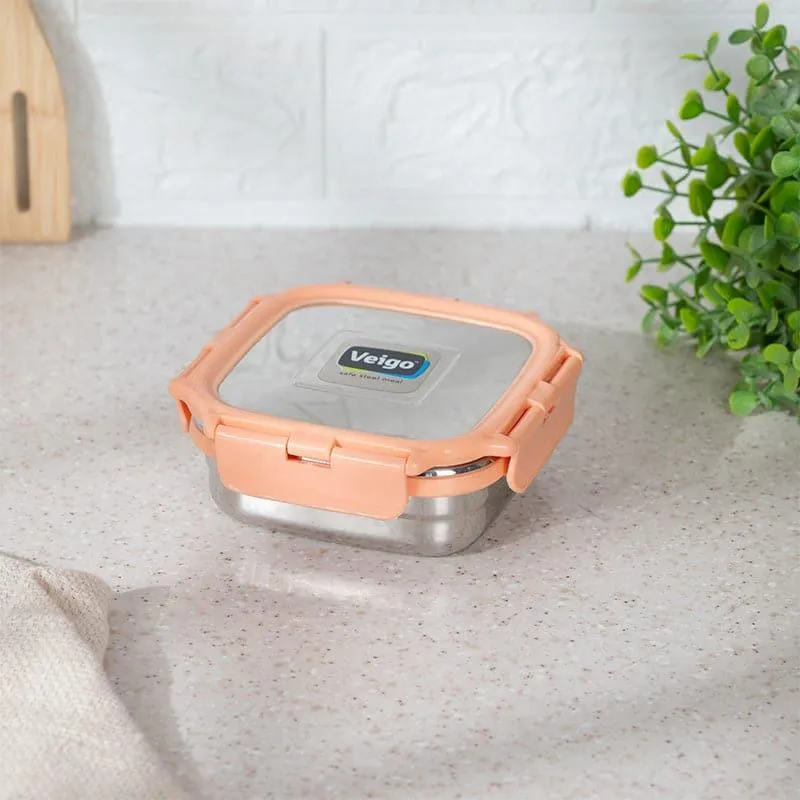 Meal Mate Lunch Box (Peach) - 300 mL media 1