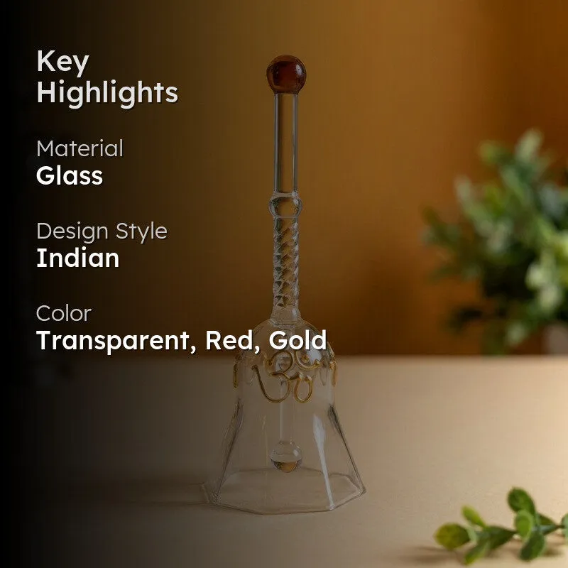 Spiritual Harmony Glass Pooja Bell media 2