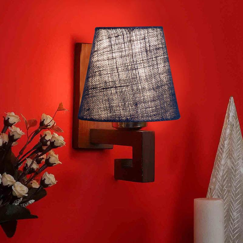 Marine Conical Wooden Wall Lamp