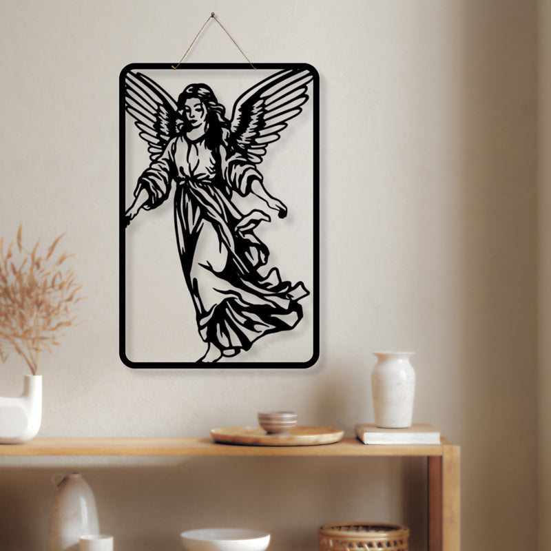 Angel Lines Iron Wall Accent