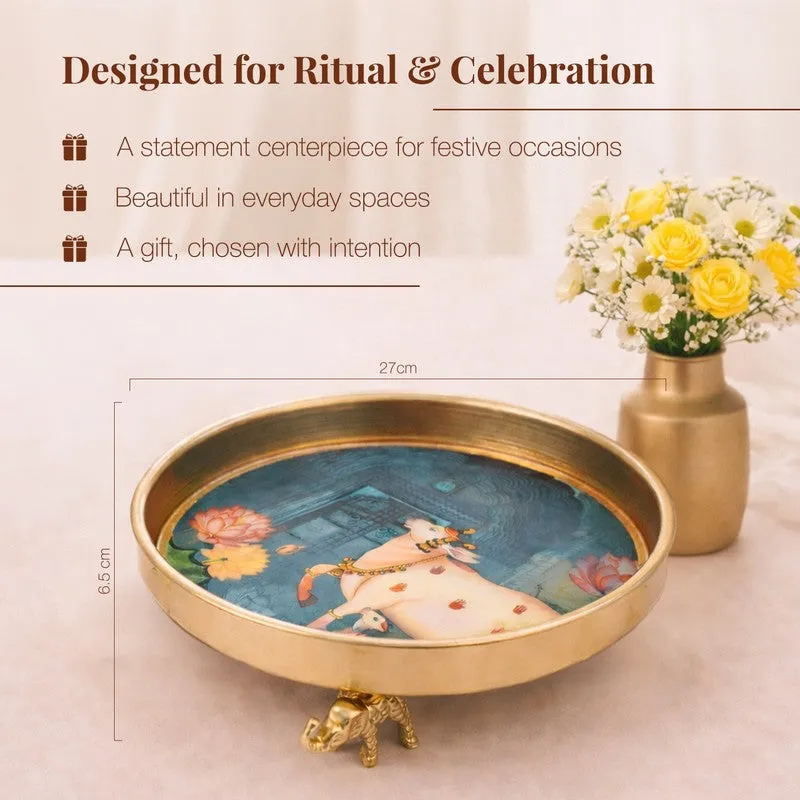 Divine Petal Aura Metal Urli - Set of Two media 8