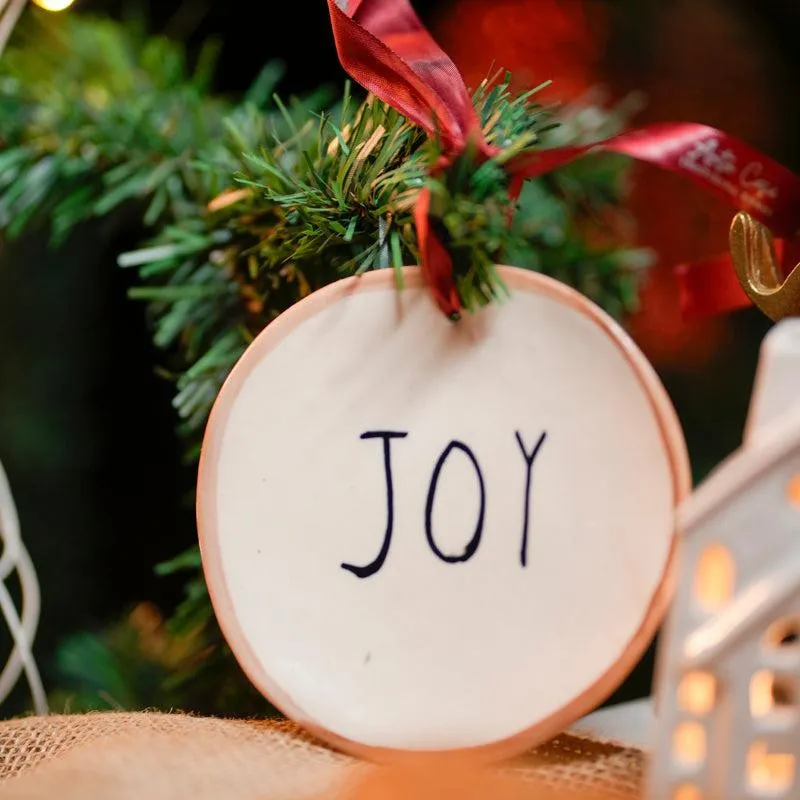 Winter Joy Ceramic Christmas Ornament media 6