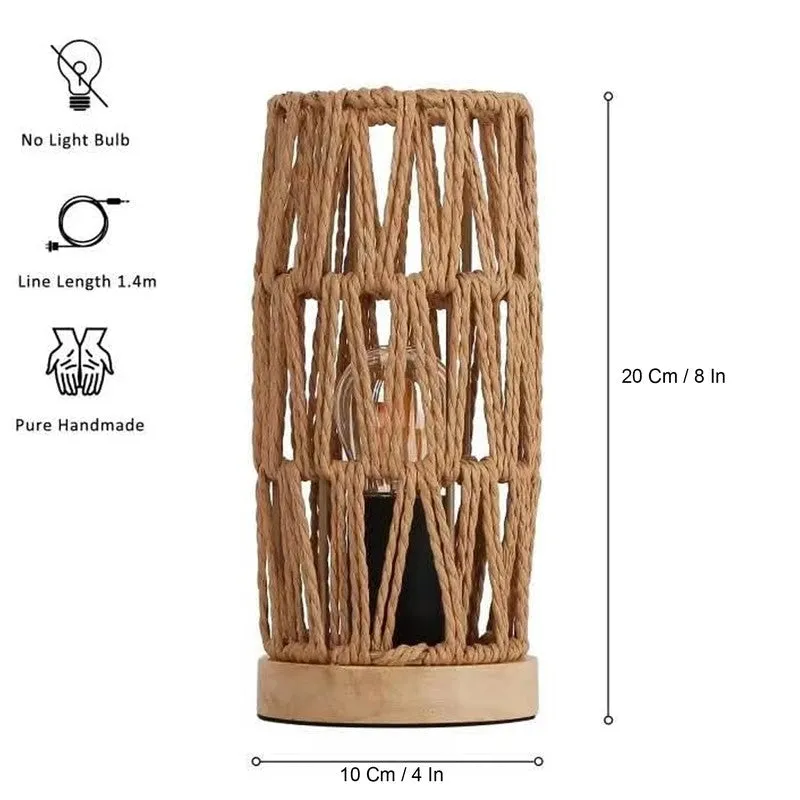 BohoStripe Metal Table Lamp media 9