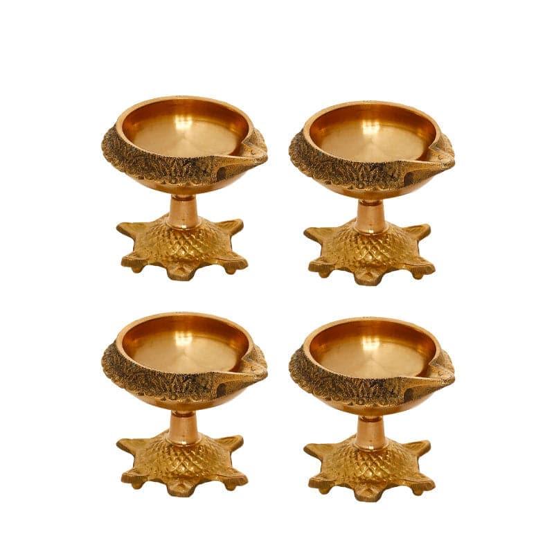 Disnu Tortoise Diya - Set Of Four media 3
