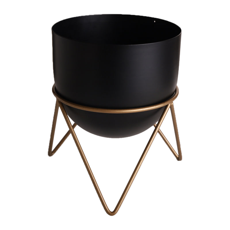 Nuksa Zig Zag Planter - Black media 4