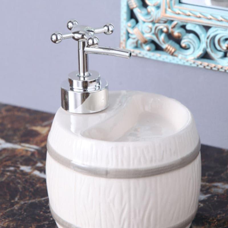 Barrel Wash Soap Dispenser - White media 3