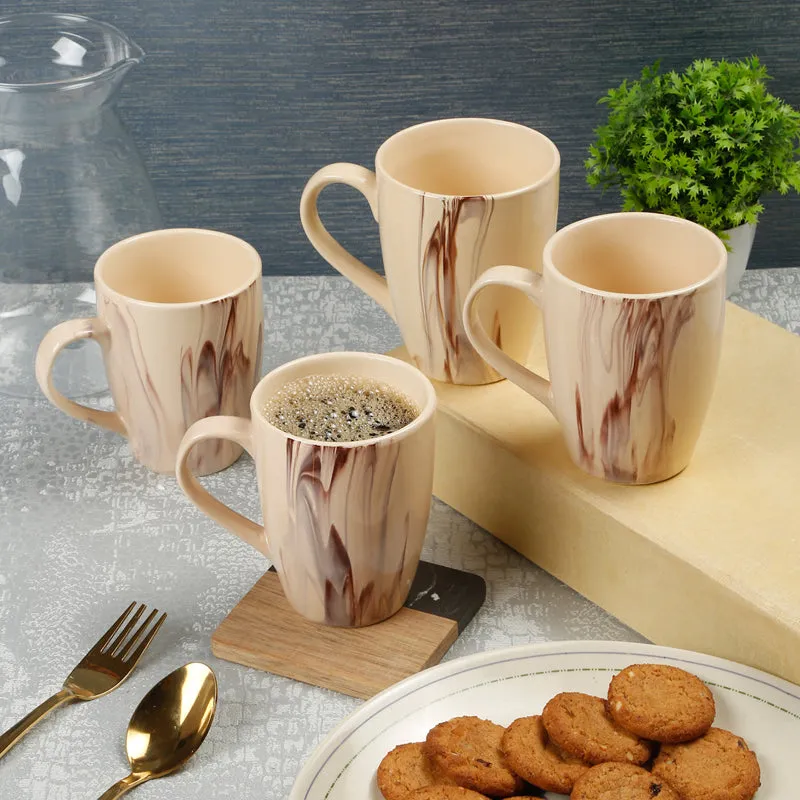 Cosmic Ceramic,Stoneware Coffee Mug (300 mL Each) - Set Of Four media 1