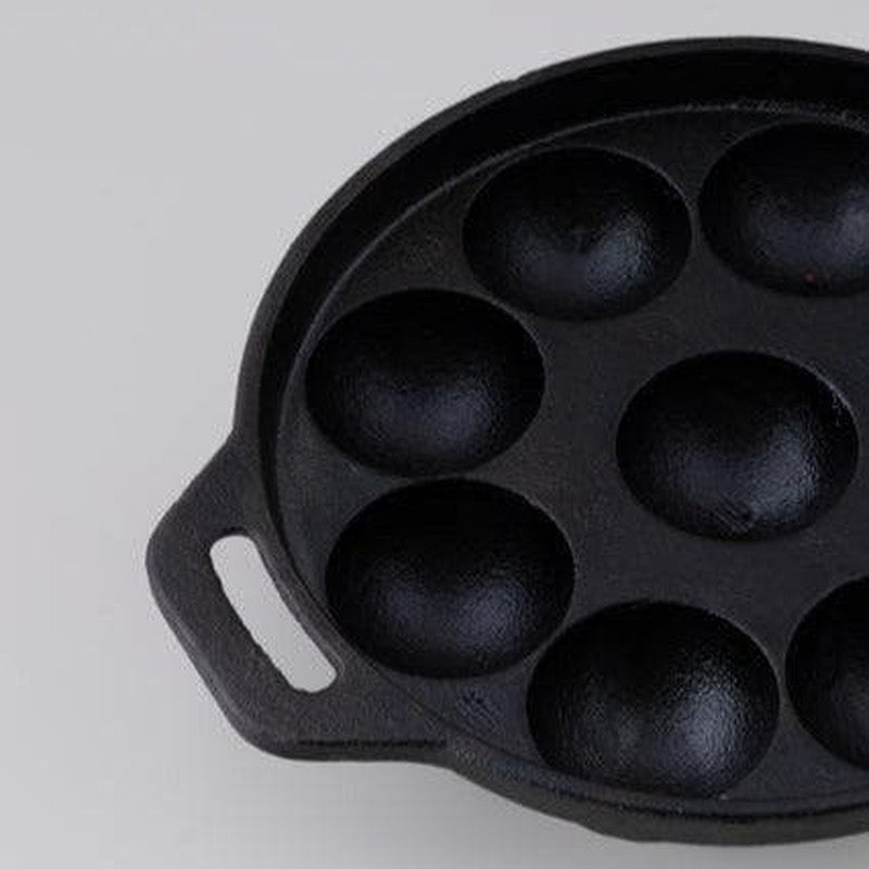 Raven Cast Iron Paniyaram Pan - 8 Inch image 5