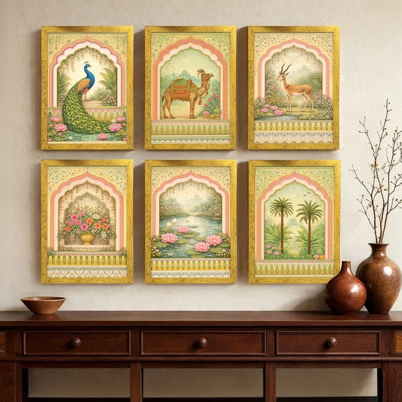 The Archway Chronicles Paper Wall Paintings - Set Of Six media 6