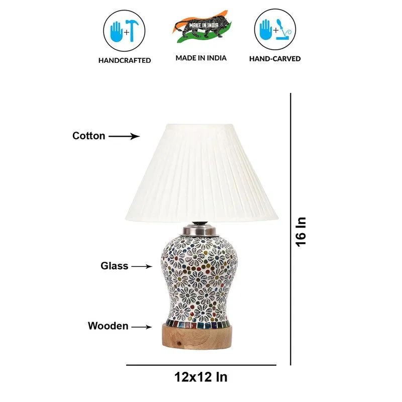 Santora Pleatra Wooden Table Lamp - Multicolor media 9