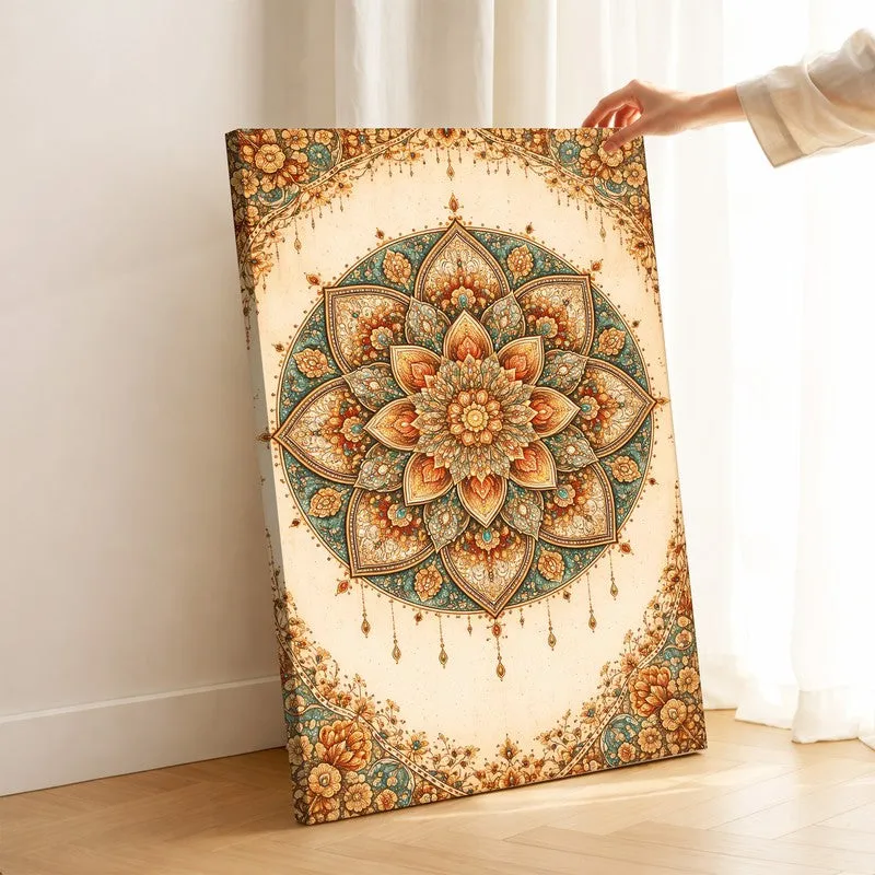 Royal Mandala Canvas Wall Art & Paintings media 1