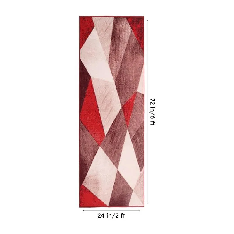 Tessera Nylon Runner Rug - Red media 8