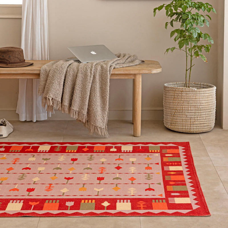 Kora Handwoven Cotton Rug media 4