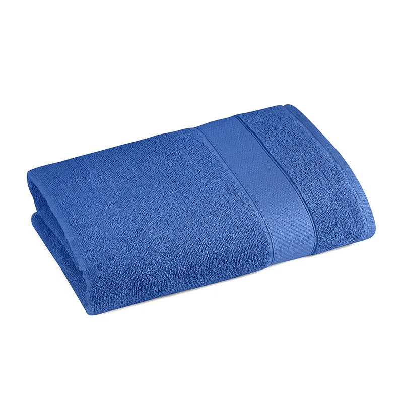 Reign Bath Towel (Steel Grey & Dark Blue) - Set Of Two media 5