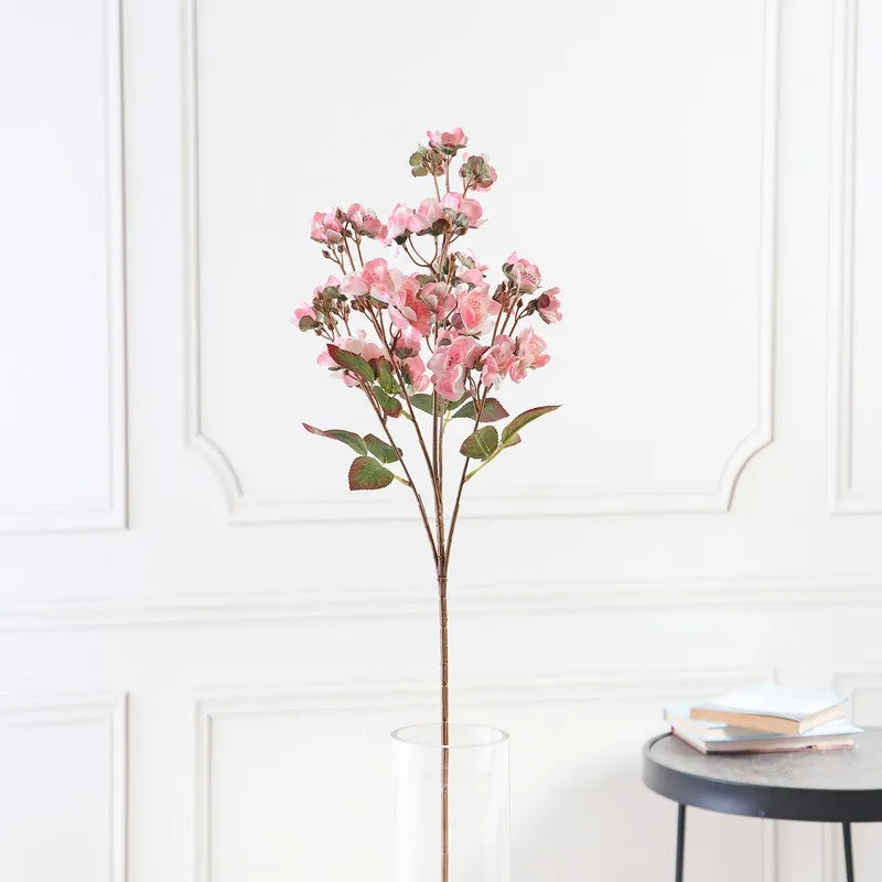 Multiflora Meadow Artificial Flower Spray - Light Pink media 4